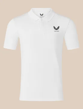 Men's Short Sleeve Cotton Polo - White White XS male - Castore - FashionsVida