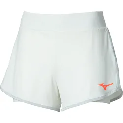 Flex Shorts White×Lava Orange L Women