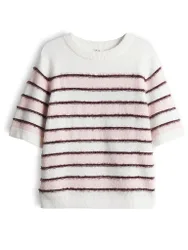 Pullover PIMOTA STRIPE rosa 40 Damen