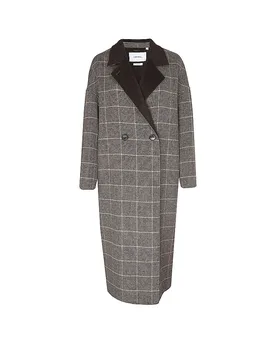 COMMA Wollmantel braun L damen - Comma - FashionsVida