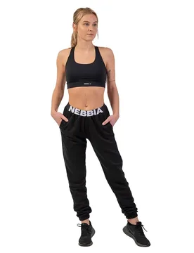 Haut De Sport Maintien Moyen Active Sports 413 Black L - Nebbia - FashionsVida