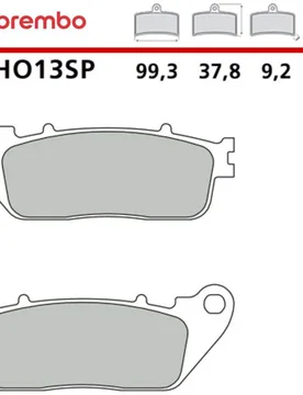 Pastiglie Freno Moto Sinterizzate Posteriori SP 07HO1 taglia un - Brembo - FashionsVida