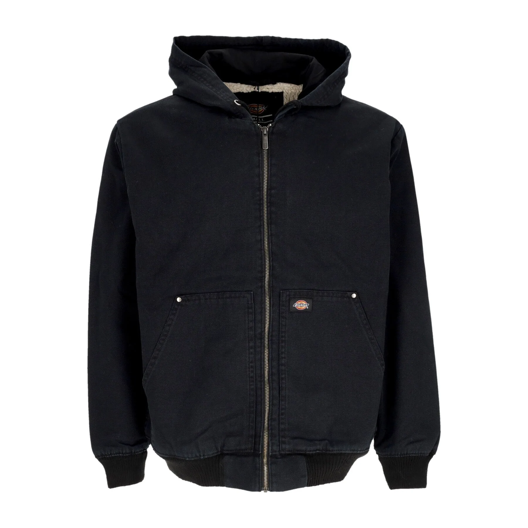 Giubbotto Uomo Hooded Duck Canvas Jacket Black - Dickies - FashionsVida