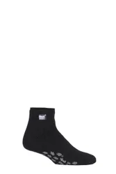 Pair Black Slipper Thermal Ankle Slipper Socks Men's 6-11 Mens - - Black - Size: 6-11 Mens