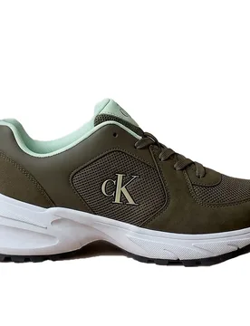 Baskets Hike Runner Mesh Olive Night / White Green EU 45 - Calvin Klein - FashionsVida