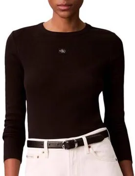 Langarmshirt Label Eu S;Eu M;Eu L;Eu Xl;Eu Xs Female - Calvin Klein Jeans - FashionsVida