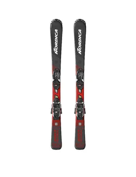 Kinderski Set Team J R FDT (100-120) + JR 4.5 FDT schwarz 100 B - Nordica - FashionsVida