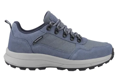 Elmfield Waterproof Womens Trainers - Blue Suede - Size Uk 5