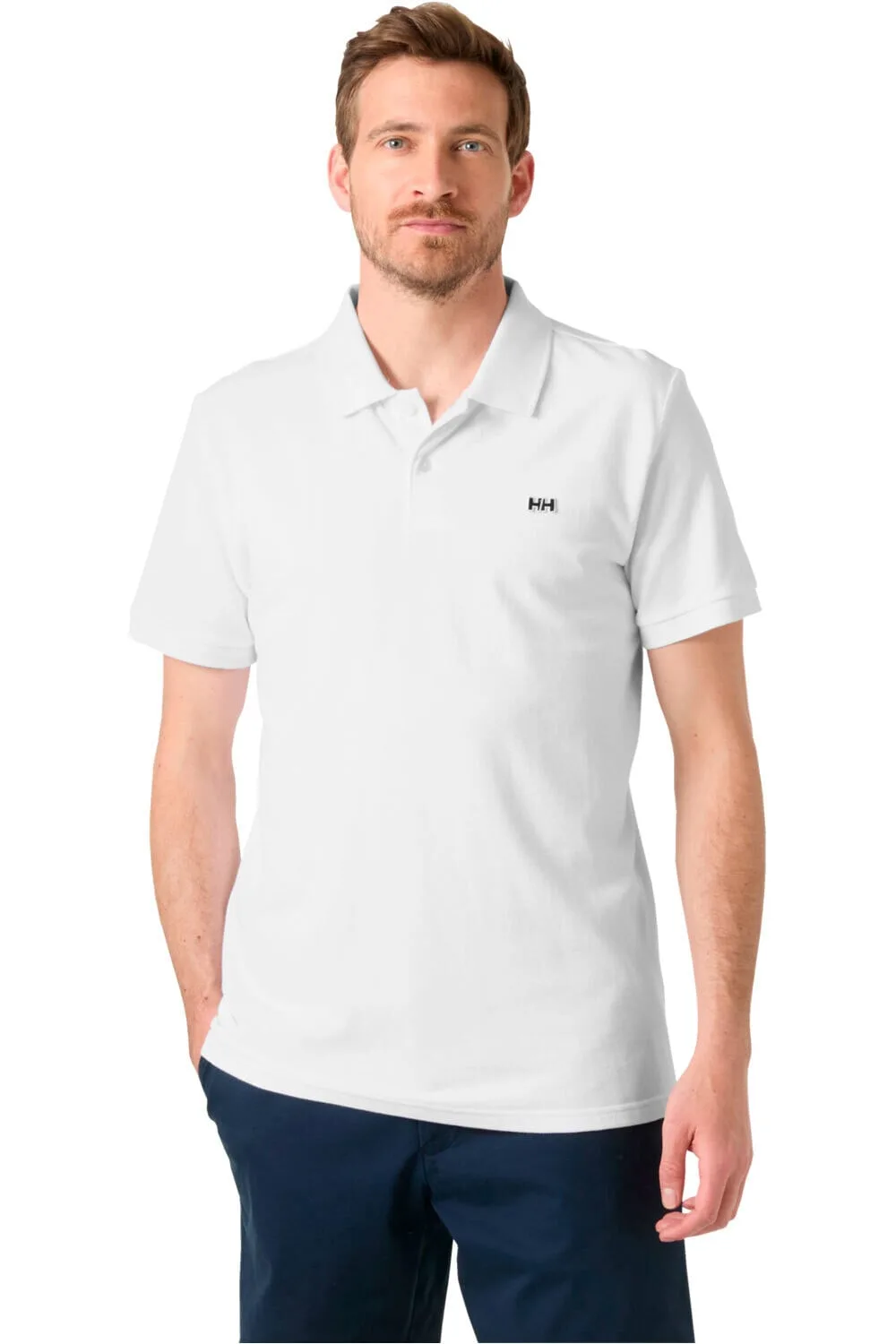 Hudson polo manga corta hombre Blanco (S) - Helly Hansen - FashionsVida