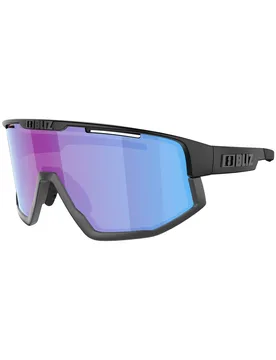 Vielseitige Sonnenbrille Vision Matt Black Nano Optics Nordic Light Begonia Violet W Blue Multi schwarz - Bliz - FashionsVida