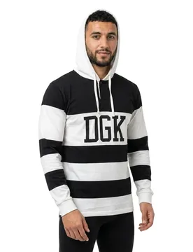 Sweat à Capuche Jumper Rugby White M - DGK - FashionsVida