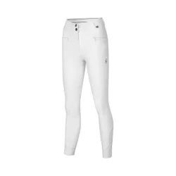 Damen Reithose H-Shape F-Grip KLkerry, white 40