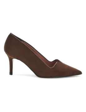Décolleté testa di moro con tacco e punta affusolata P7047 40 - FRANCESCA GRITTI - FashionsVida