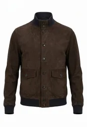 Giacche uomo - giacca in pelle - marrone