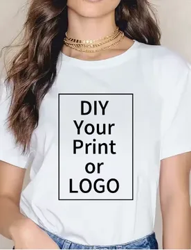 G Custom Women Men Customised Printed 100% Cotton Short Sleeve Your Logo Photo Brand Text Tee Personalize Graphic Clothing - Aliexpress - FashionsVida