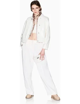 Bomber de mujer cruzada efecto vinilo - Armani Exchange - FashionsVida