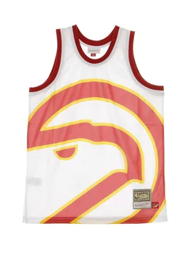 Canotta Tipo Basket Uomo Nba Big Face Jersey Atlhaw Original Team Colors - Mitchell & Ness - FashionsVida