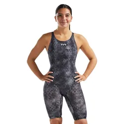 Thresher Akurra Open Back Competition Swimsuit Black 28 Women