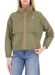 Giacca con zip VERDE OLIVA XS