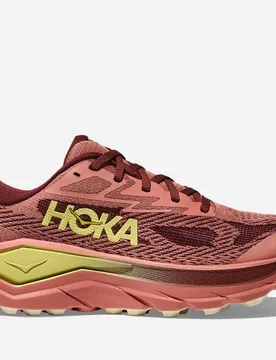 Women's Challenger 8 Road Running Shoes in Blush/Dark Cedar, Size 7 W - HOKA - FashionsVida