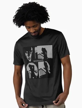 Retro Horror Vampire Nosferatu Scary halloween Gift t shirt Scream film Graphic clothes 100% cotton printed All size tops - Aliexpress - FashionsVida