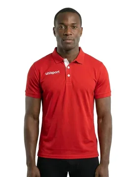 Polo à Manches Courtes Essential Prime Red 4XL - Uhlsport - FashionsVida