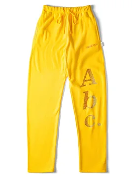 Pantaloni della tuta ADVISORY BOARD CRYSTALS, Colored Objects,  Gialli L - Swarovski - FashionsVida