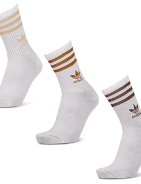 Mid Cut Crew 3 Pack Unisex - Calze Bianco - Taglia 37-39 37-39 - Adidas - FashionsVida