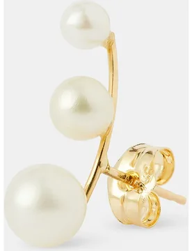 Piercing individual derecho de oro y perlas - El Corte Inglés - FashionsVida