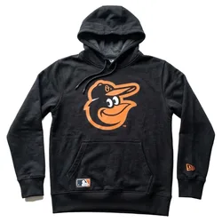 Felpa Con Cappuccio Mlb Regular Baltimore Orioles Black 2XL