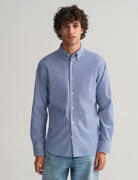 Camisa de hombre de rayas de color - Gant - FashionsVida