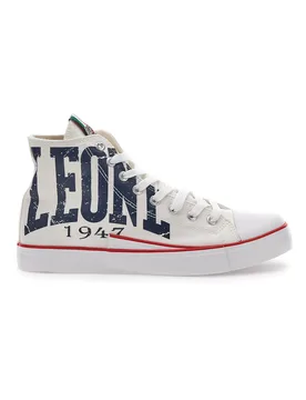 Sneakers Bianche In Tela 40 40 - Leone - FashionsVida