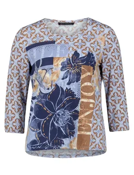 Shirt Kurz 3/4 Arm female - 44 - FashionsVida