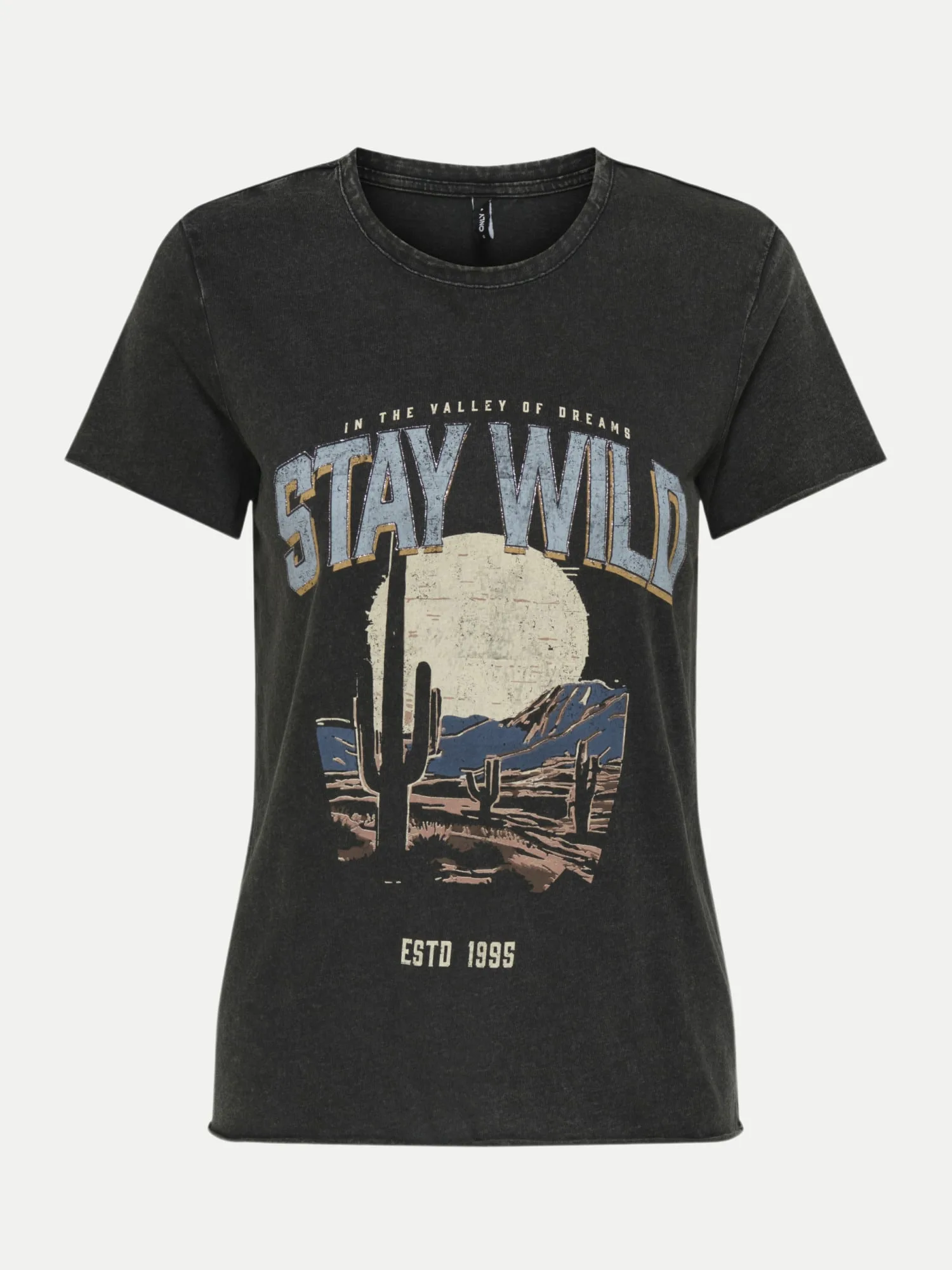 Only T-Shirt Lucy Schwarz XL - Only - FashionsVida