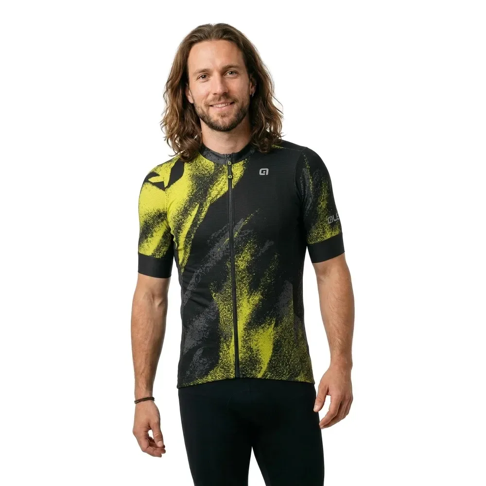 Maglia A Maniche Corte Pragma Trace Pistacchio - Ale - FashionsVida