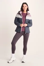 Women's 'Garriston' Lightwieght Padded Jacket in Mid Grey Size: 14 - Mid Grey - Size: 14