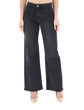 Jeans wide leg NERO 42 - EMME MARELLA - FashionsVida