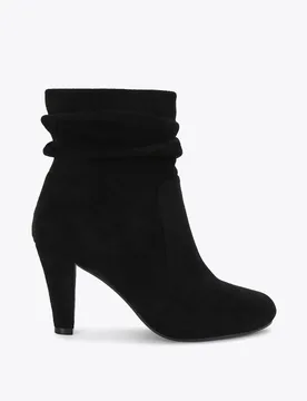 Suede Stiletto Heel Ankle Boots Black female - Carvela - FashionsVida