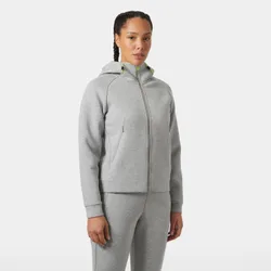Women's HP Ocean Full-Zip Short Jacket Grey L - Grey Melange - Female