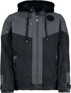 Winterjacke - EMP Signature Collection - M bis 3XL - für Männer - Größe M - schwarz/grau - EMP exklusives Merchandise! - Männer - male - Amon Amarth - FashionsVida