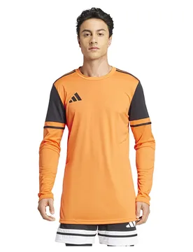 T-shirt à Manches Longues Squadra 25 Semi Impact Orange / Black M - Adidas - FashionsVida