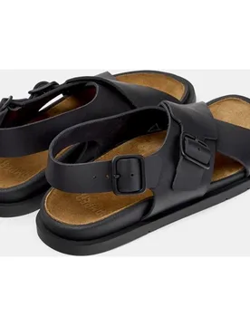 Sandalias planas de mujer de piel lluc sandal - Camper - FashionsVida