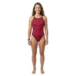 Turbo Animal Swimsuit Red M Women