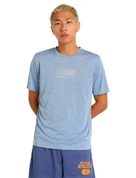 Athletics Reflective Graphic Short Sleeve T-shirt Dusk Shower 485 XL Men - New Balance - FashionsVida