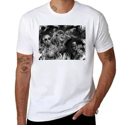Yelawolf x Caskey T-Shirt Art Pattern Printed Casual Top