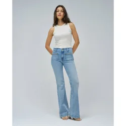Vaquero de mujer destiny push up flare