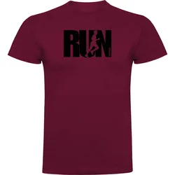 Maglietta A Maniche Corte Word Run Dark Red 3XL