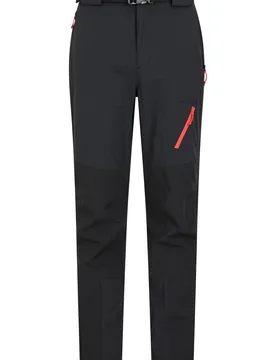 Forest Mens Trekking Trousers - Short Length - Black - Black - Size: W32 - Mountain Warehouse - FashionsVida
