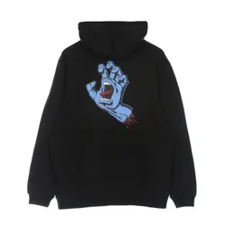 Felpa Cappuccio Uomo Screaming Hand Chest Hood Black