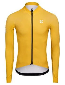 Maglia A Maniche Lunghe Passion Z6 Temps Gold Yellow - KALAS - FashionsVida